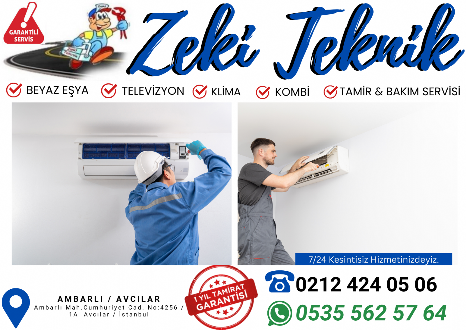 Ambarlı  Klima Servisi  