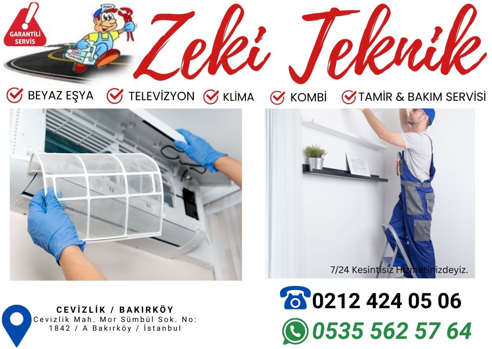 Cevizlik  Klima Servisi 