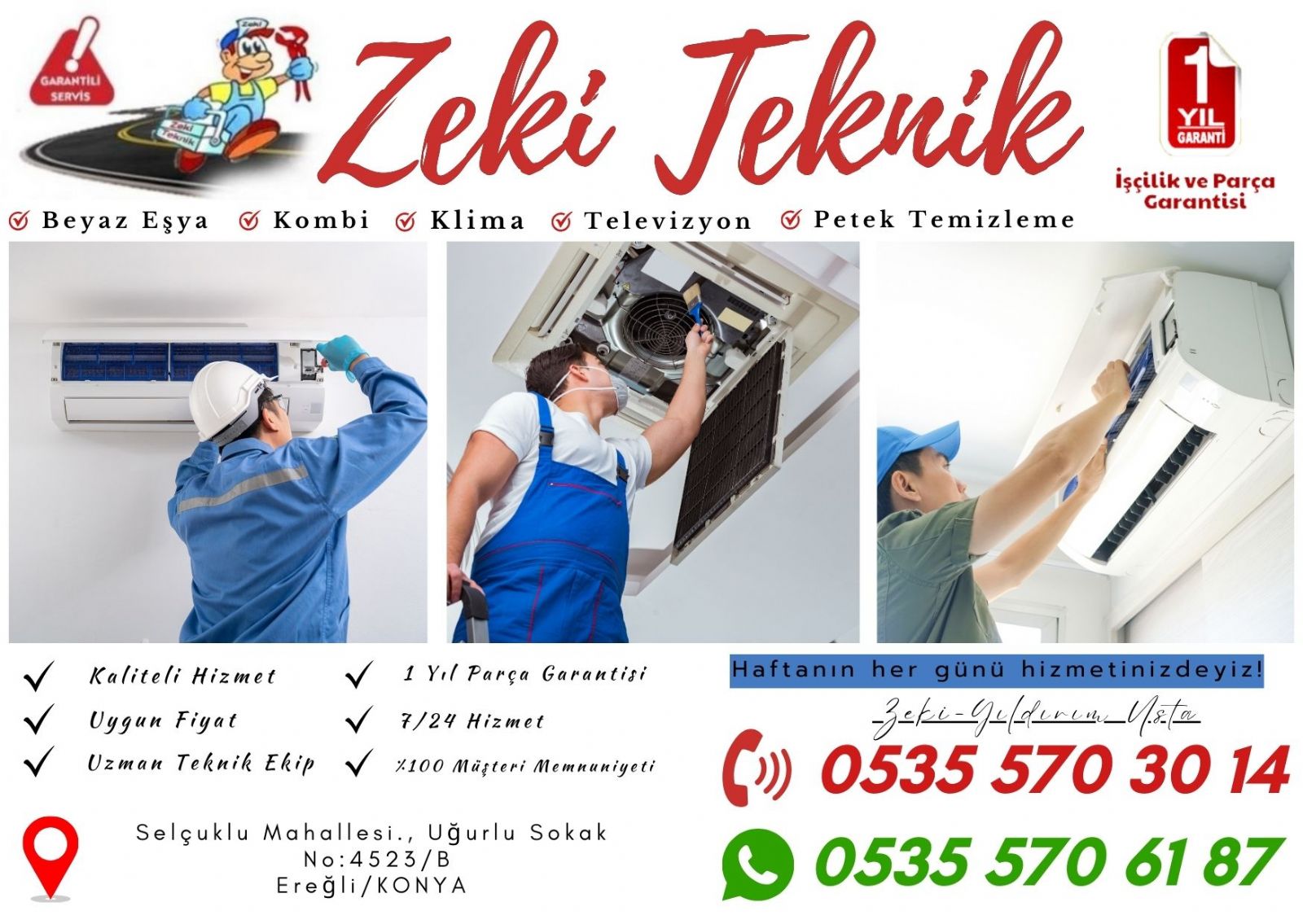 Ereğli Klima Servisi