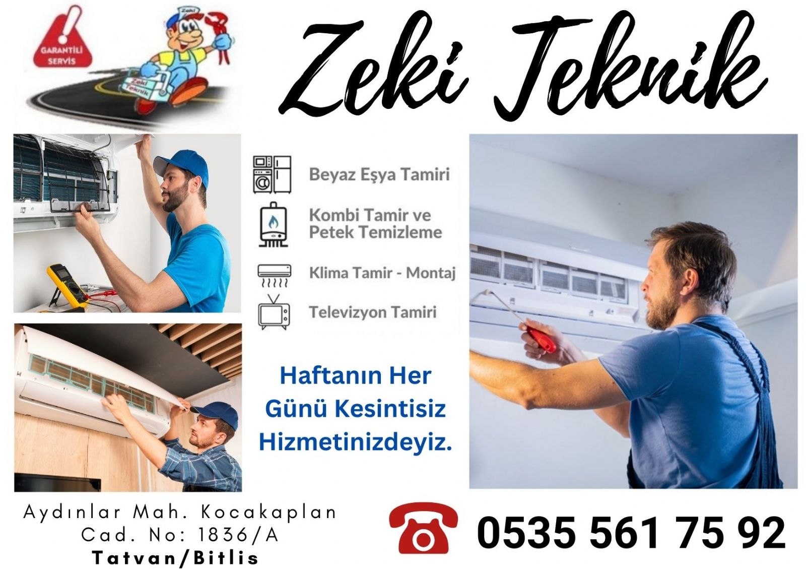 Tatvan Klima Servisi 