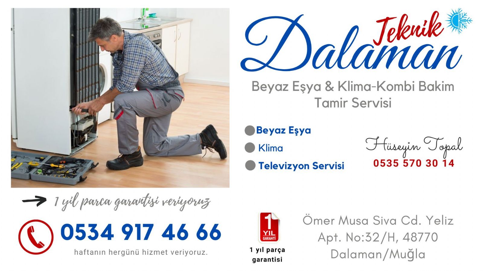 Dalaman-klima-servisi