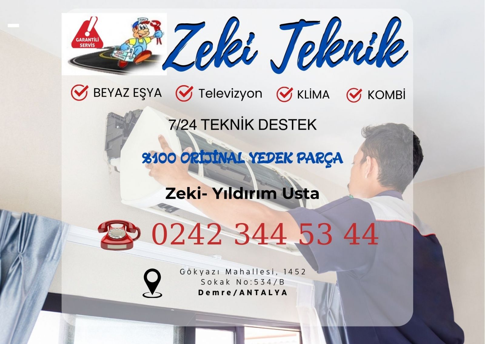 Demre Klima Servisi