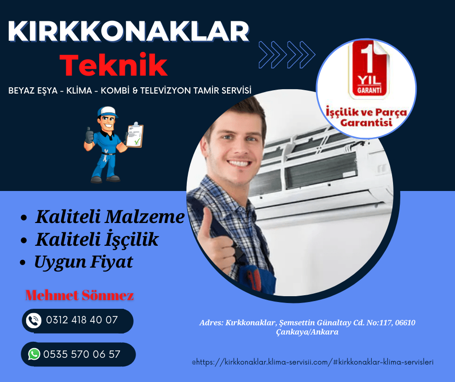 Kırkkonaklar Klima Servisi